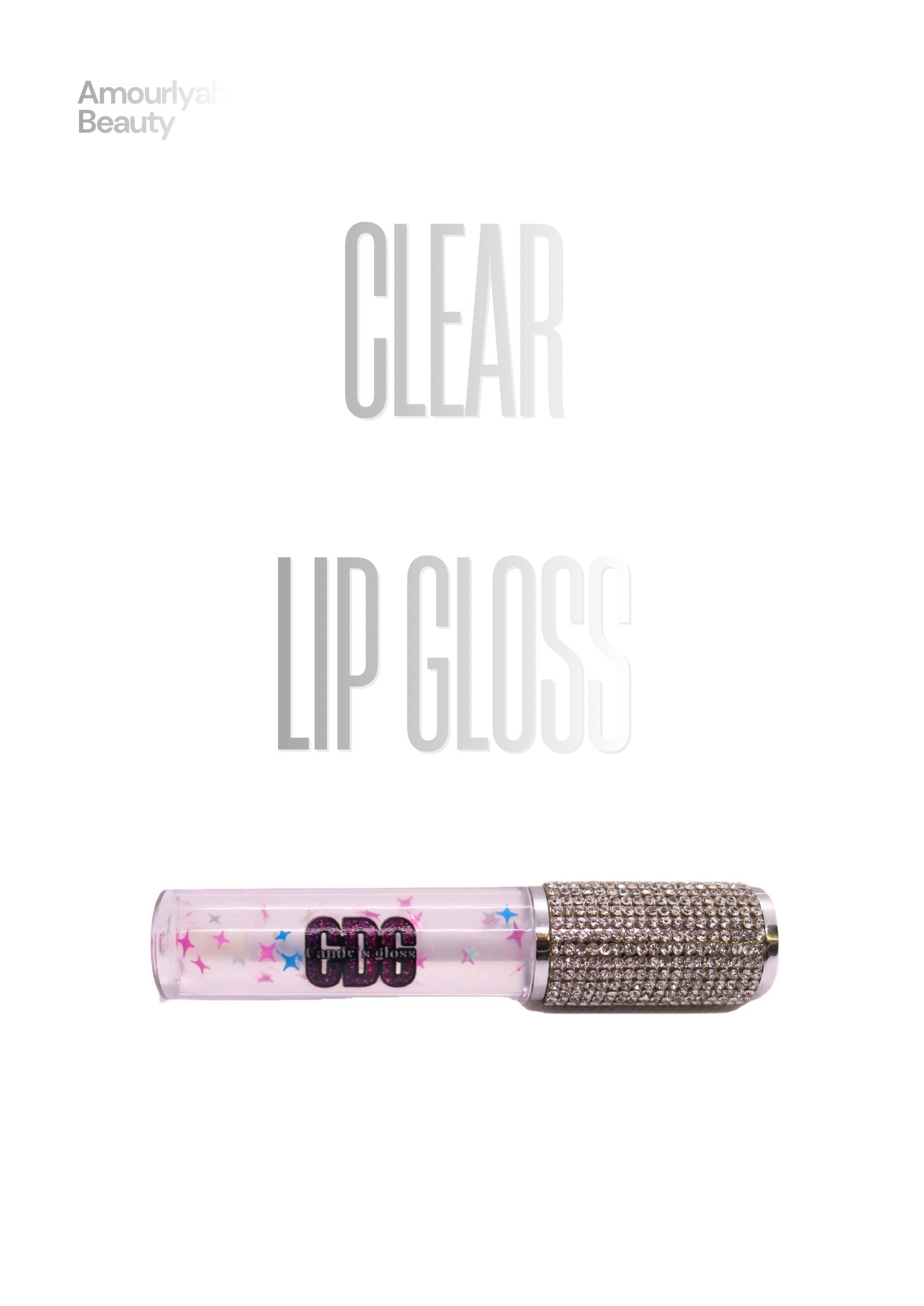 Non sticky clear lip gloss applicator